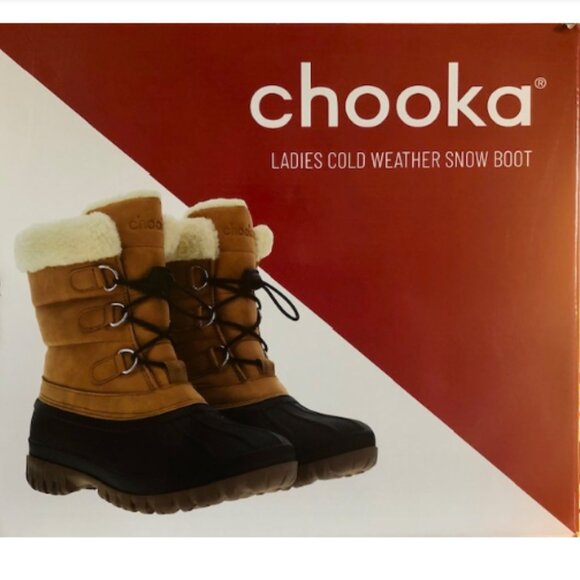 Chooka Womens -20 Cold Memory Foam Weather Snow Boots Tan Size 7 - Picture 5 of 8